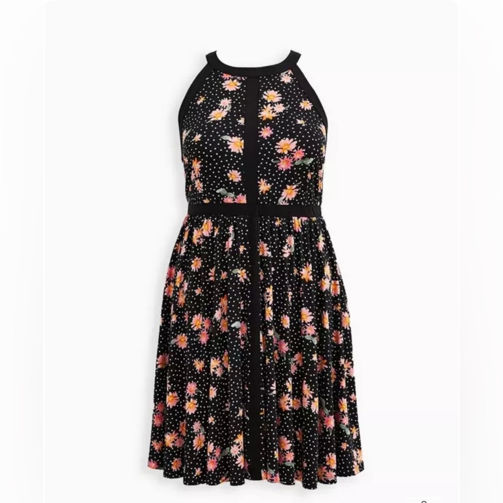 Torrid | Mini Studio Knit Skater Halter Dress | Sz 2 XXL